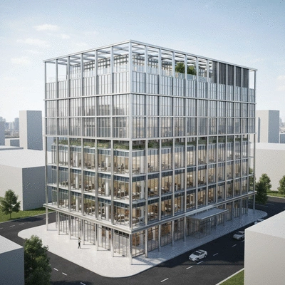 Close-up of industrial materials and fixations for HVAC systems, clean image