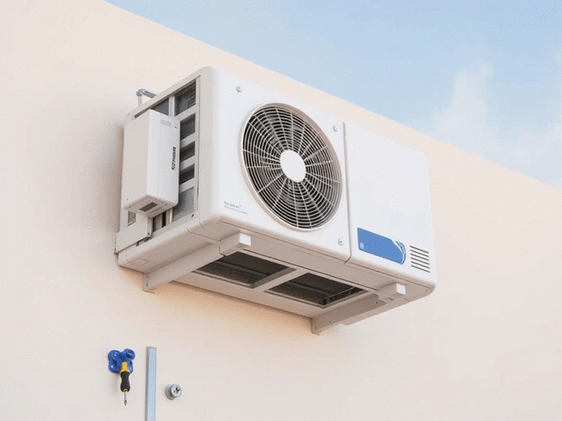 Supportage de climatisation en hauteur : techniques et accessoires pour une fixation sûre