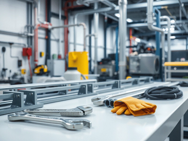 Entretien des supports de tuyauterie