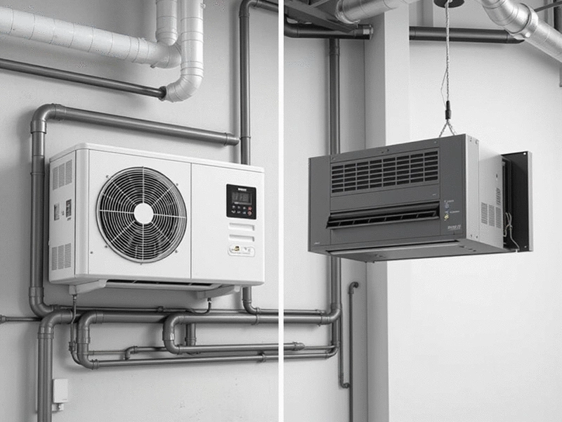 Supportage mural vs suspendu climatisation