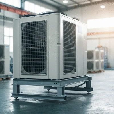 Industrial air conditioning unit with supportage